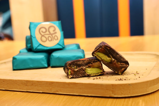 Pistachio Lokum Dark Chocolate